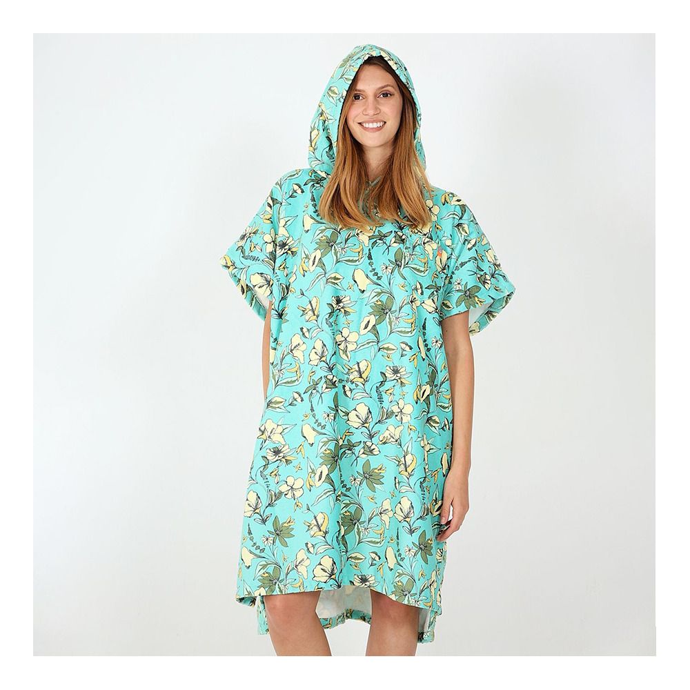 After Essentials HUMMING BIRDS - Poncho vert