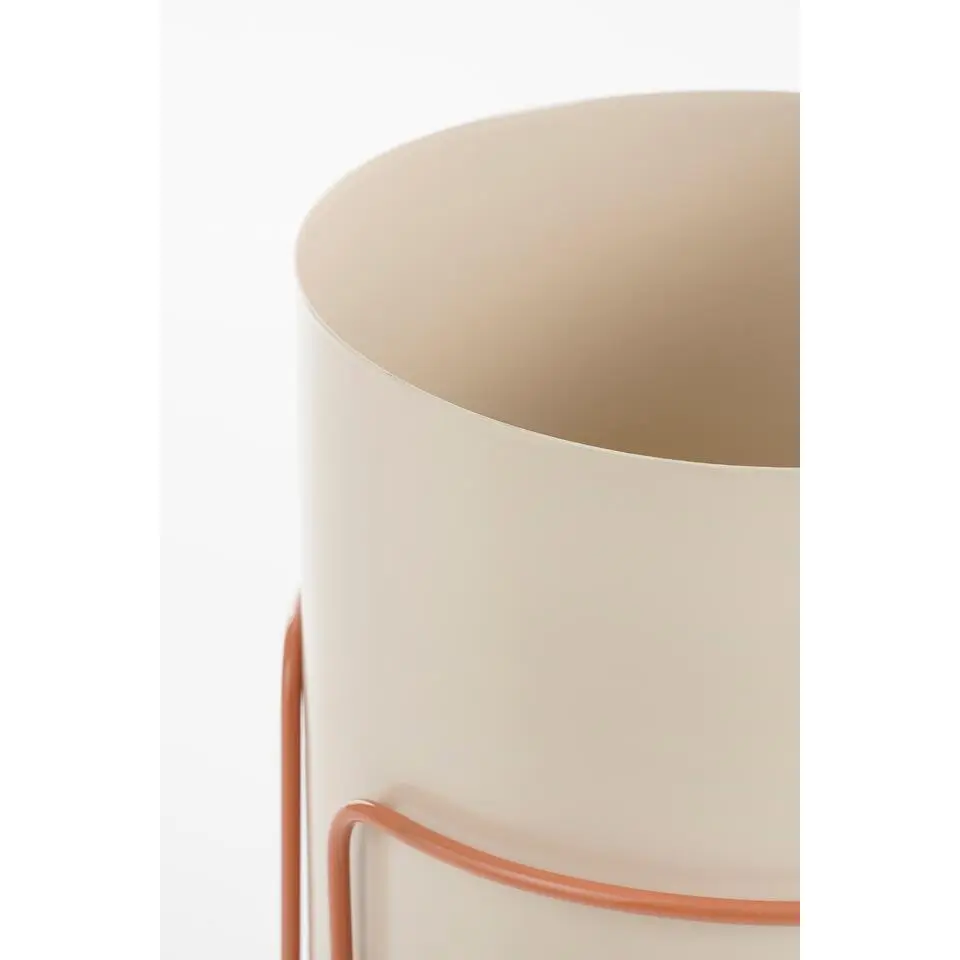 Mica Decorations Collins Bloempot op Standaard - H33 x Ø22 cm