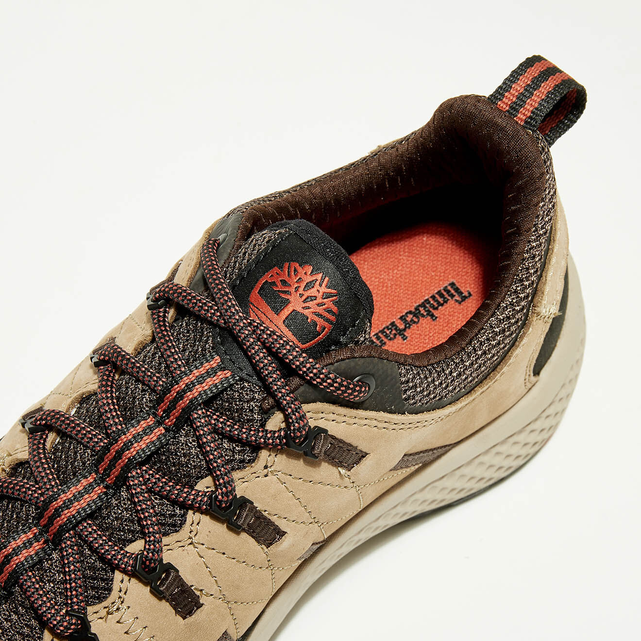 Timberland Sneakers en Velours de Cuir & Textile Flyroam Trail marron/beige