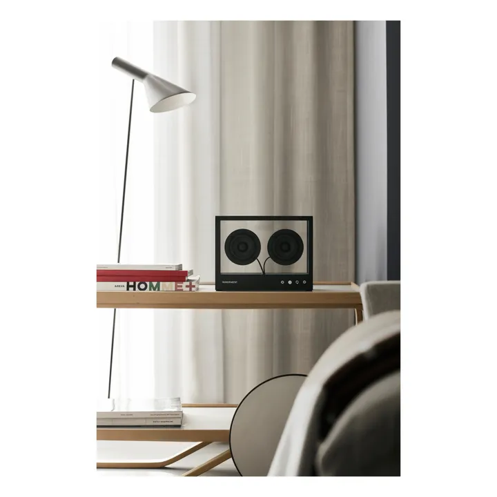 Transparent Speaker Enceinte en verre trempé | Noir