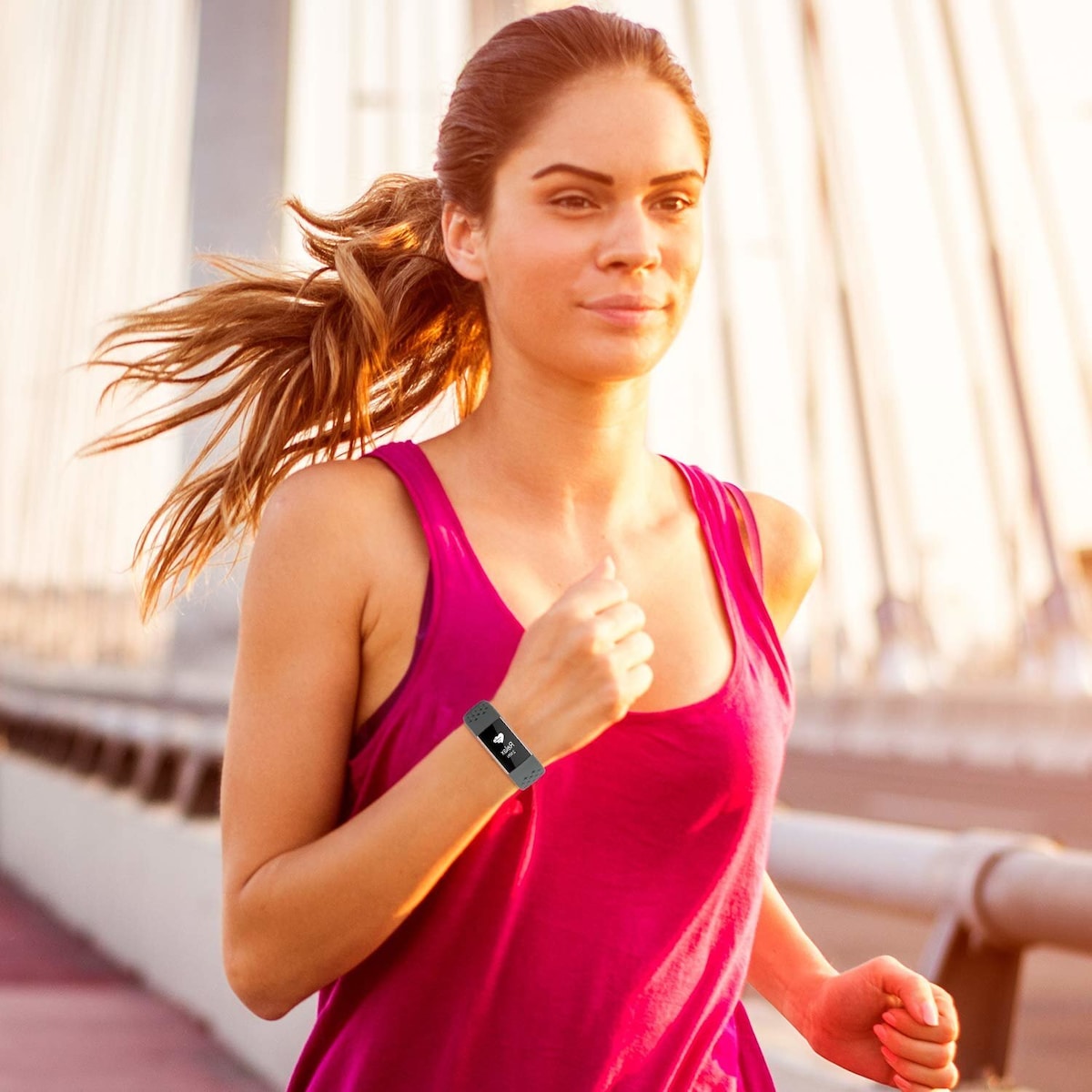 Fitbit Charge 3/4 armbånd (S) Lilla