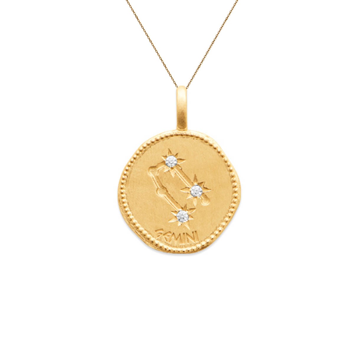 Pendentif signe du zodiaque GEMEAUX - Bijoux Privés Discovery