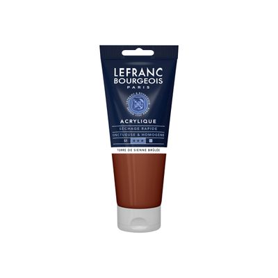 Lefranc Bourgeois - Peinture acrylique - Sienne brulée - 200 ml