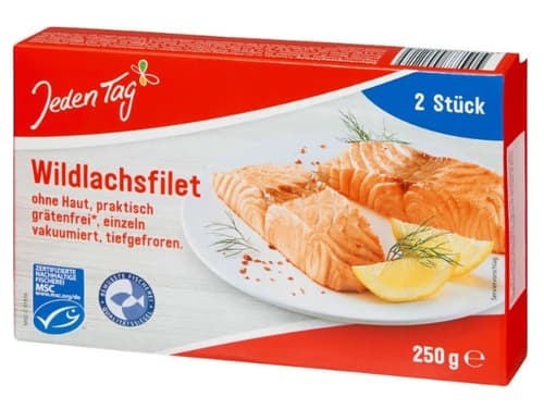 Jeden Tag  Wildlachs Filets MSC