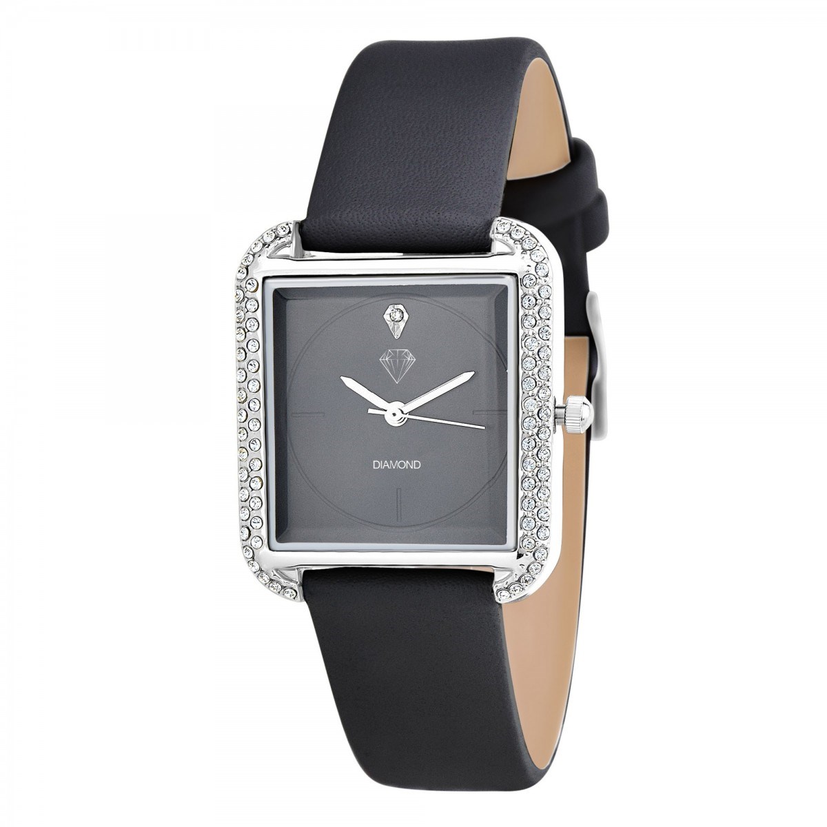 Montre Marwa SC Crystal ornée d'un véritable diamant et de 72 Cristaux scintillants