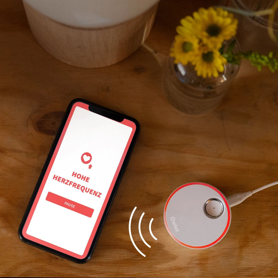 Owlet Smart Sock 3 edelrosa