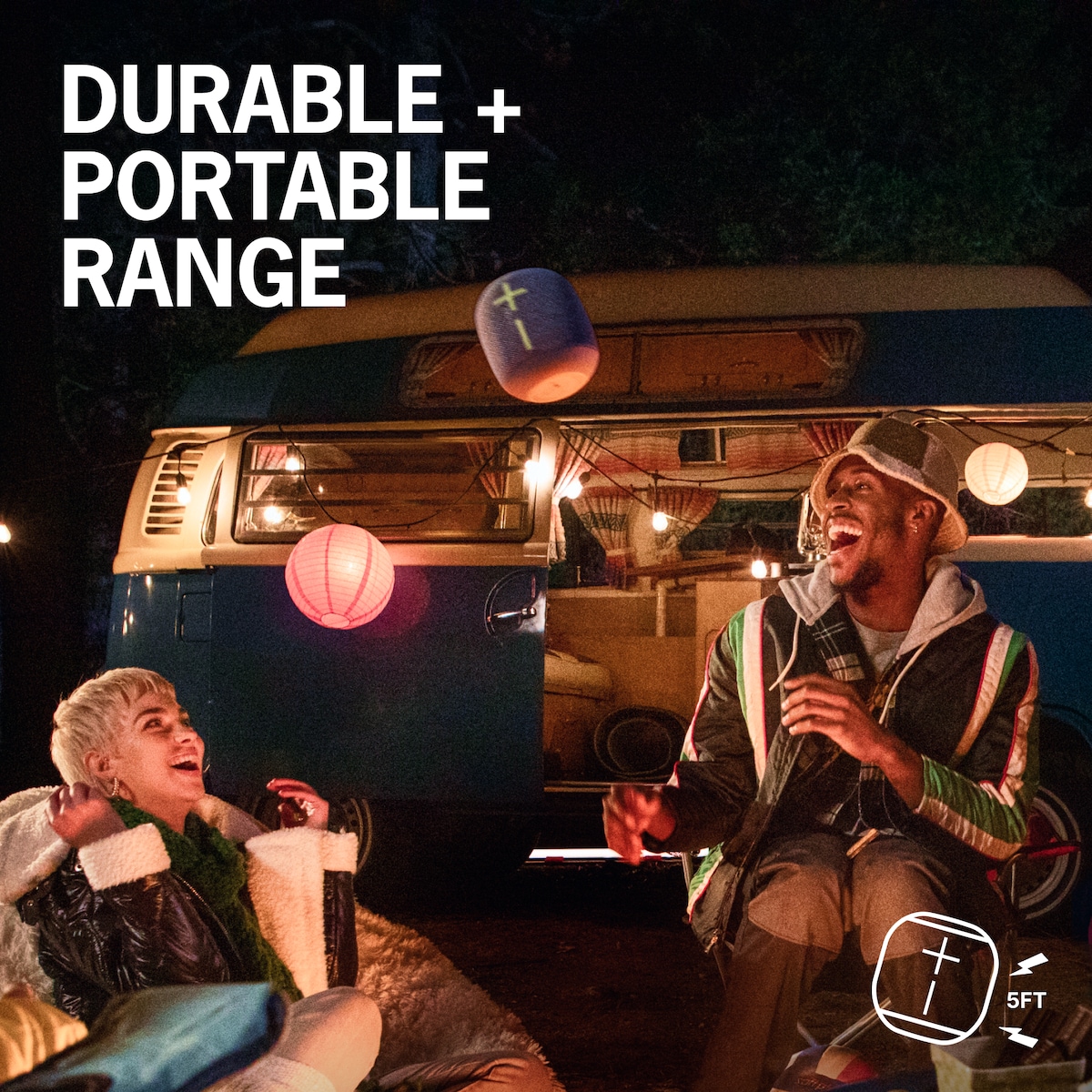 Ultimate Ears WONDERBOOM 3 bærbar trådløs høyttaler (active black)