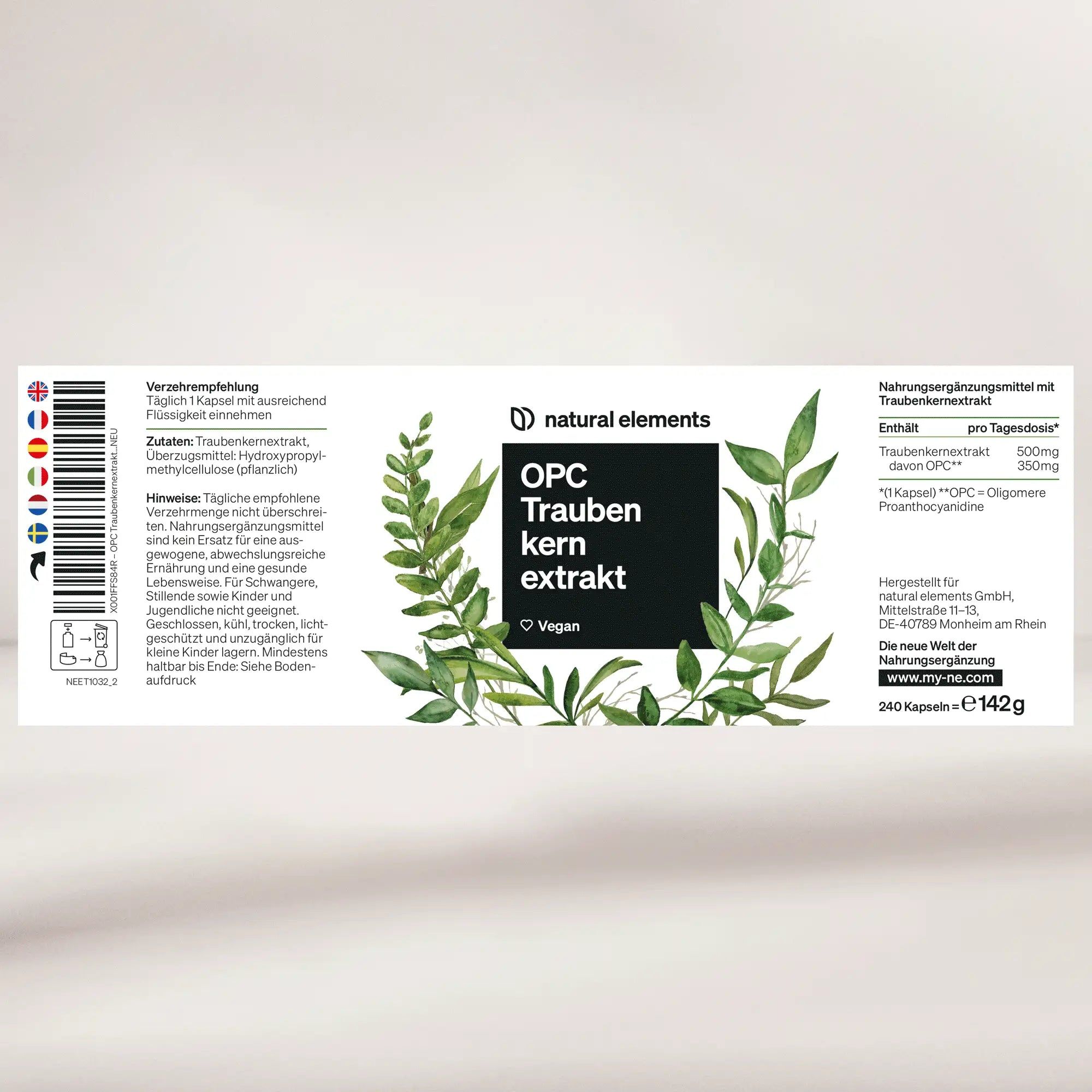natural elements OPC Traubenkernextrakt