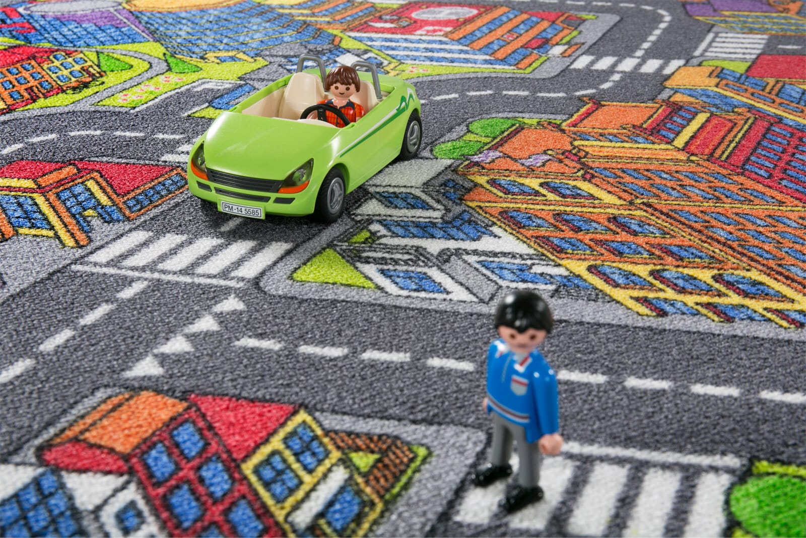 Teppich Big City Mehrfarbig 140 x 200 cm