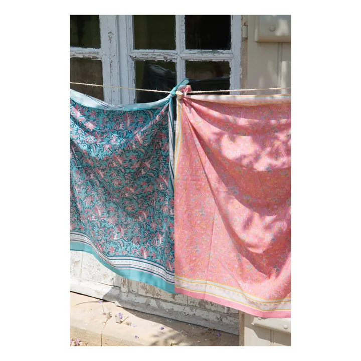 Louise Misha Foulard Capucine - Collection Femme | Bleu canard