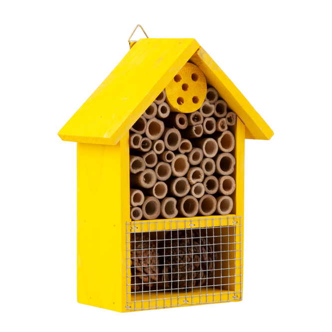 Insektenhotel - aus Holz - ca. 15 x 8 x 20 cm - 1 Stück