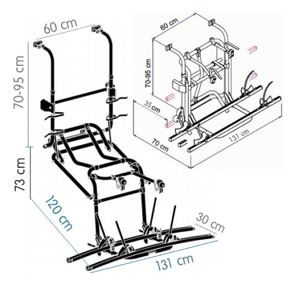 Porte-vélos Télescopique Lift V16 Manuel THULE