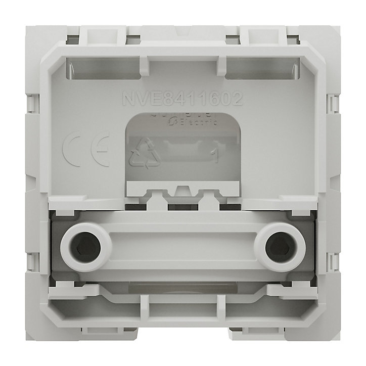 Mécanisme sortie de câble 2 modules Schneider Electric Unica Pro blanc
