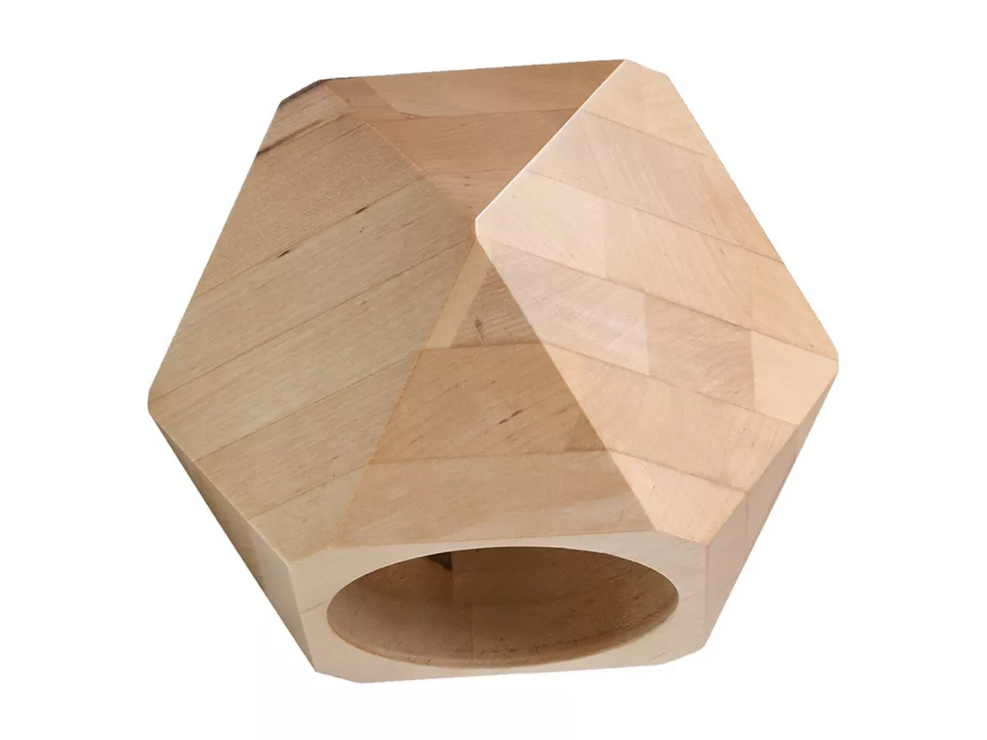 Sollux Lighting Woody Applique murale Up & Down, bois naturel, 1x G9