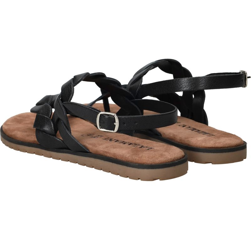 Lazamani Sandalen Zwart Dames