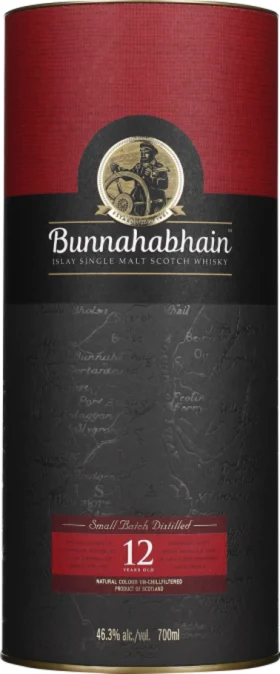 BUNNAHABHAIN 12 YEARS UNCHILFILTERED 70CL