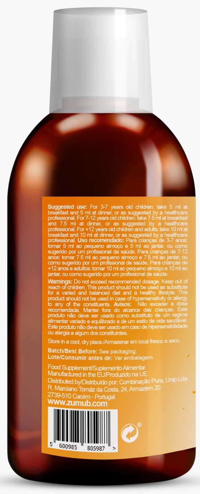 Vitamina C líquida Zumub 200ml