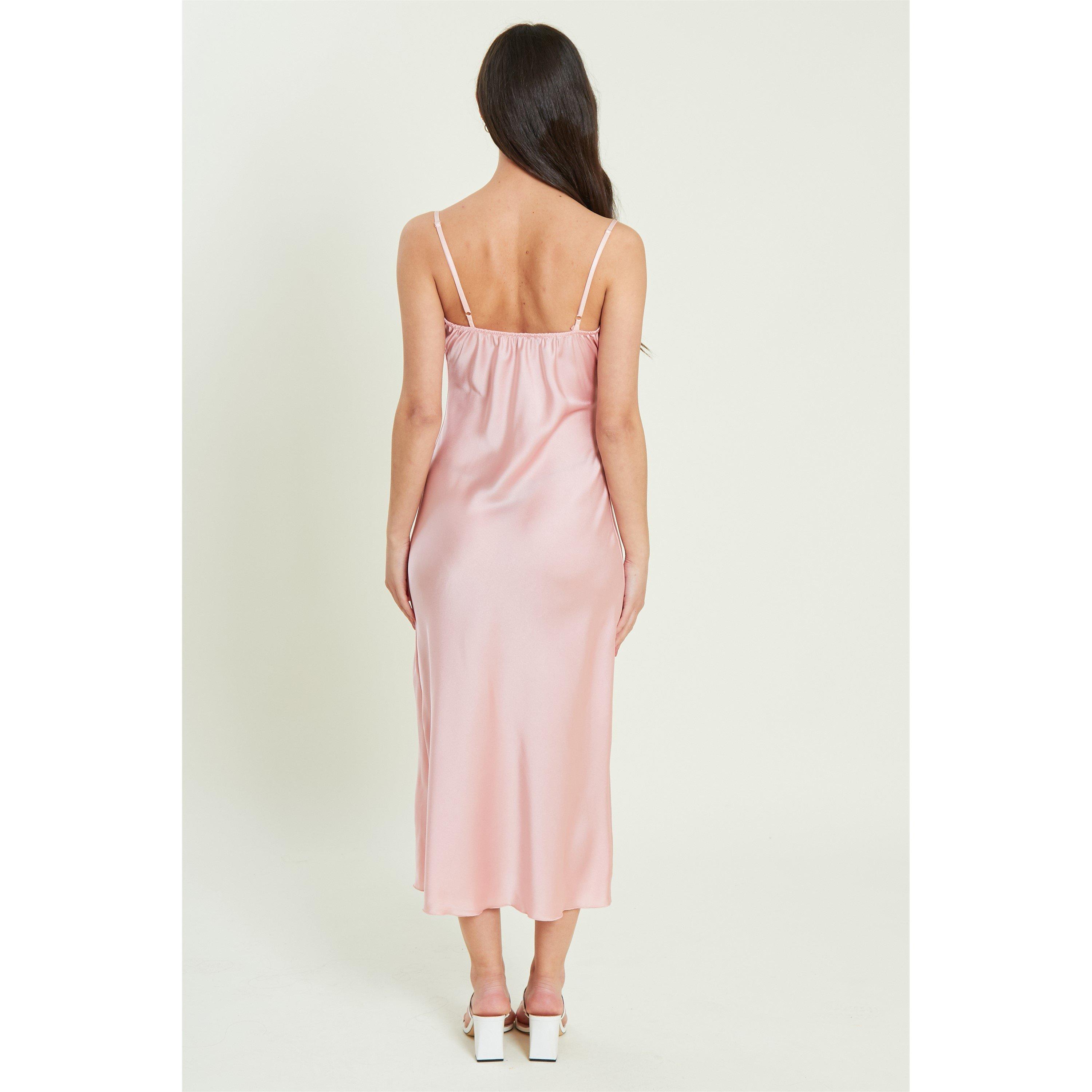 Be You Satin Satin Midaxi Dress