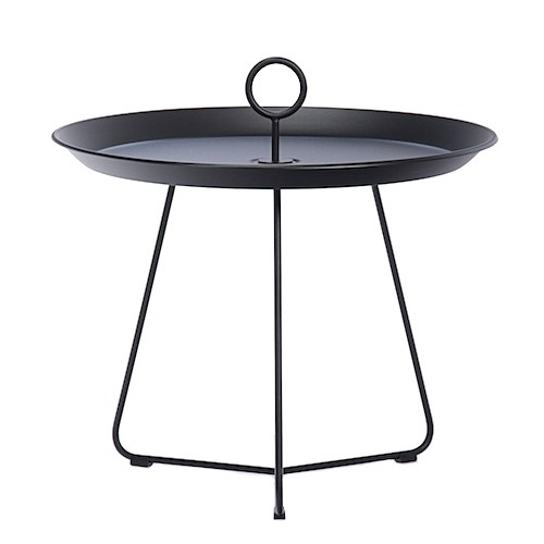 Bijzettafel Eyelet Ø57,5 cm black