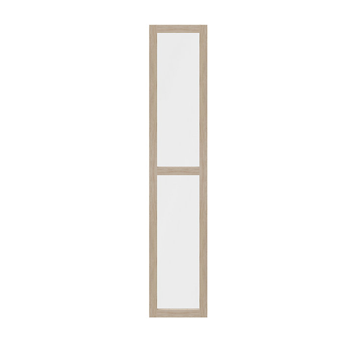Porte battante effet chêne en verre GoodHome Atomia H. 187,2 x L. 37,2 cm
