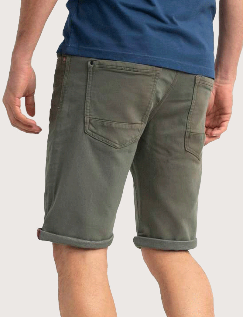 PETROL IND SHORT DENIM DUSTY ARMY