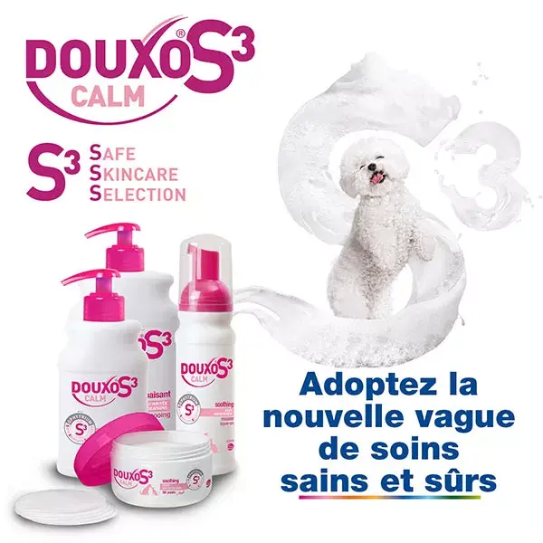 DOUXO S3 CALM Mousse soin apaisant démangeaisons chiens et chats 150ml