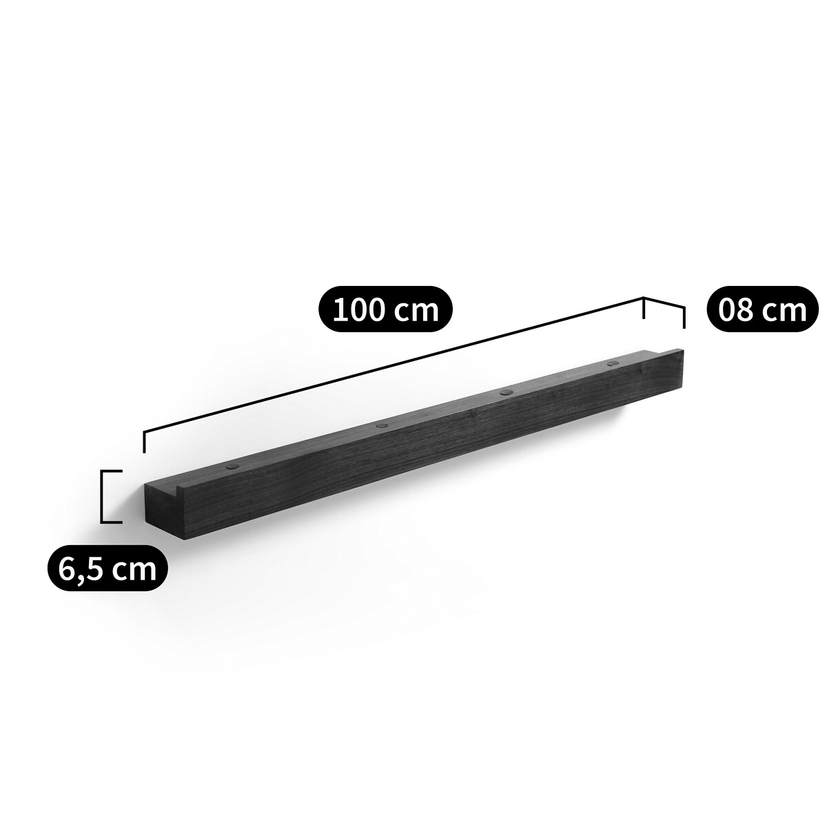 AM.PM<br>Prateleira de parede em carvalho, 100 cm, Dagane