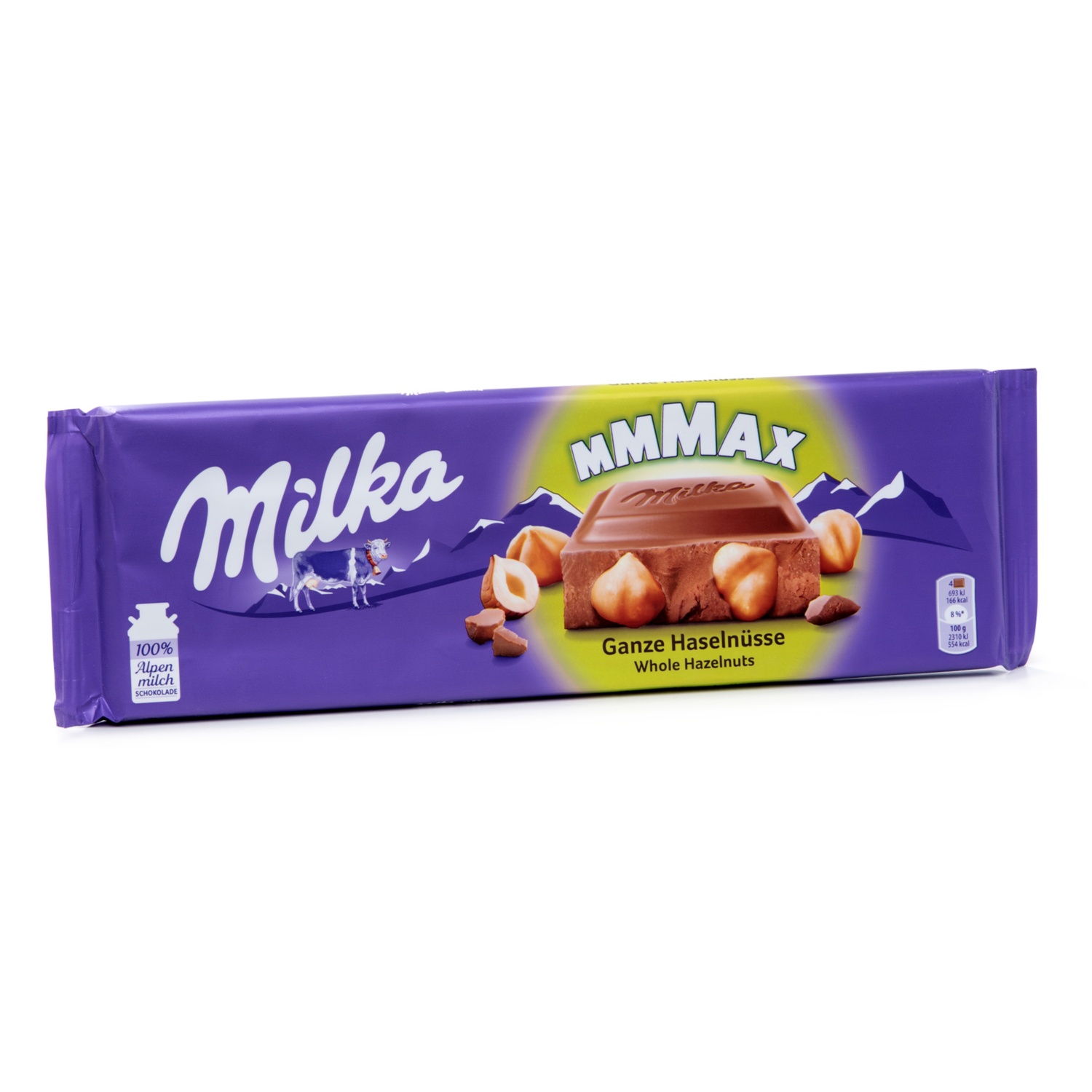 MILKA Tafelschokolade groß. Ganze Haselnuss 270 g