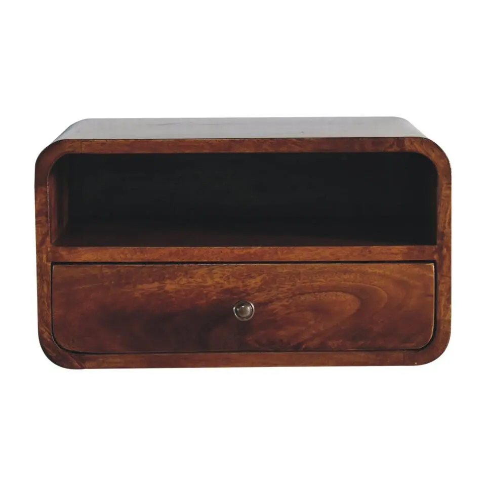 Massief Houten Vloeiende Eiken Sidetable