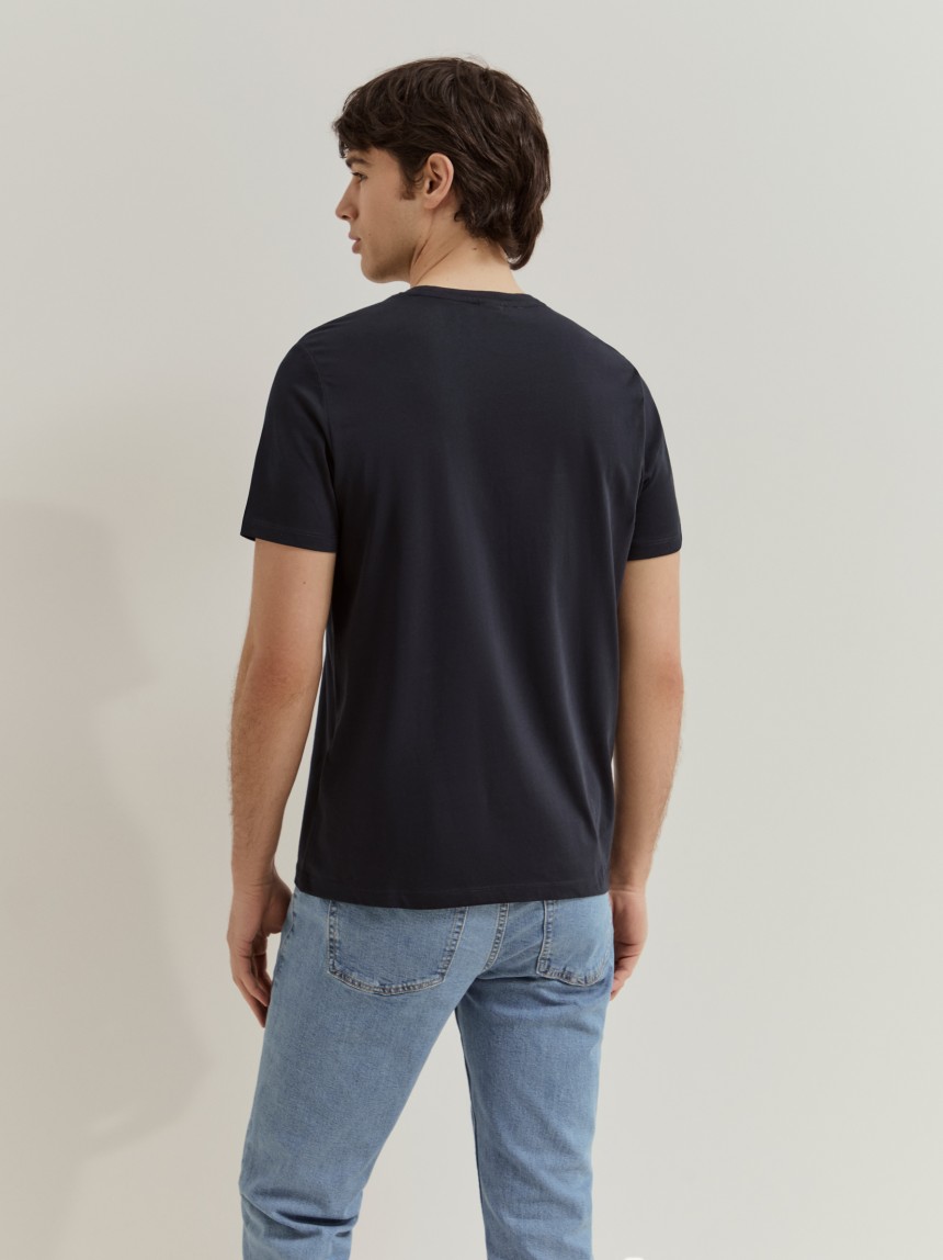 T-shirt de manga curta em algodão