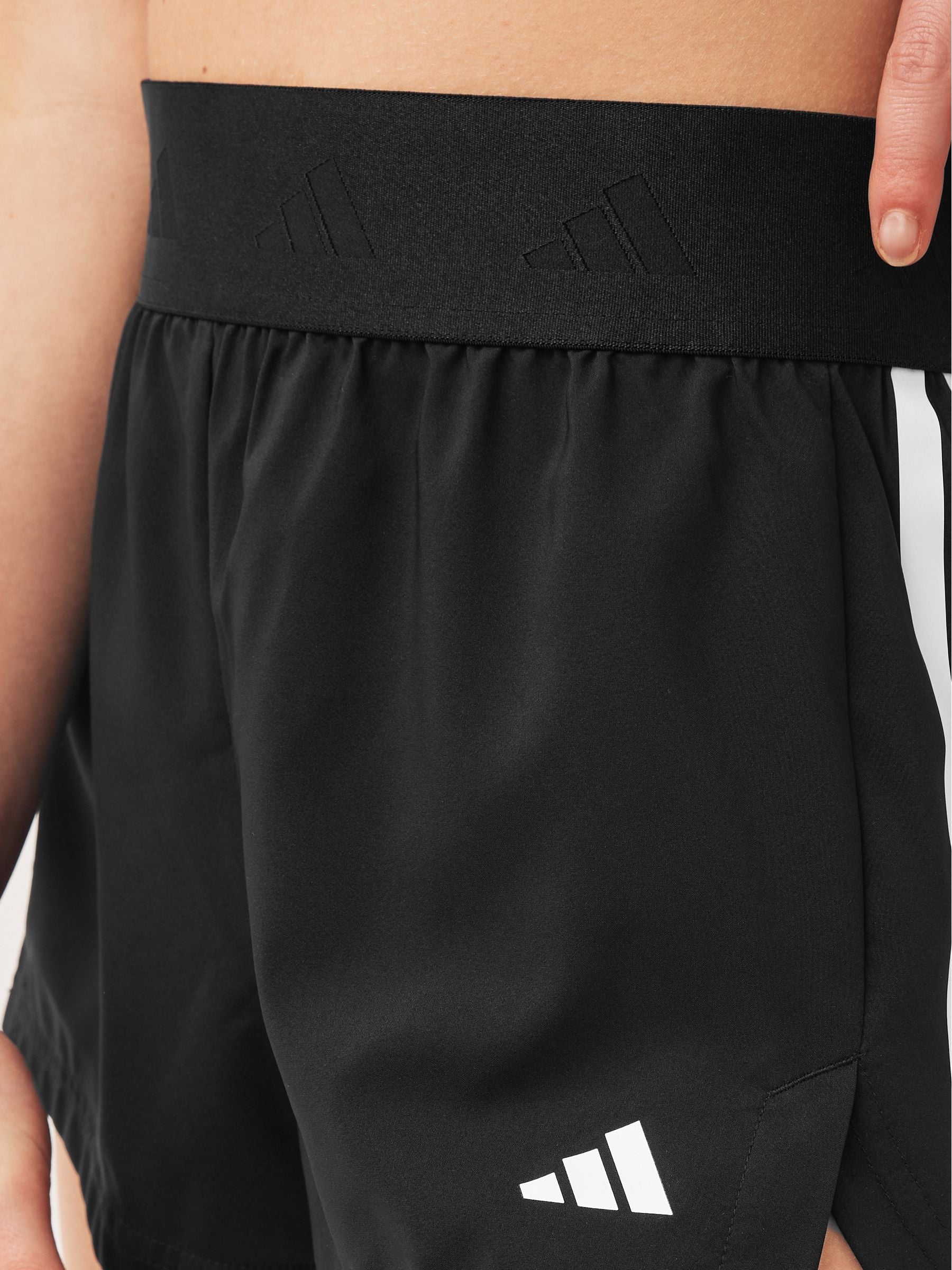 Zwart - adidas Hyperglam shorts van geweven stof