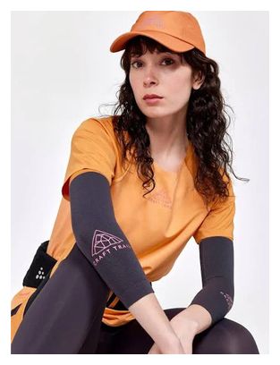 Maillot manches courtes Femme Craft Pro Trail Orange Sable