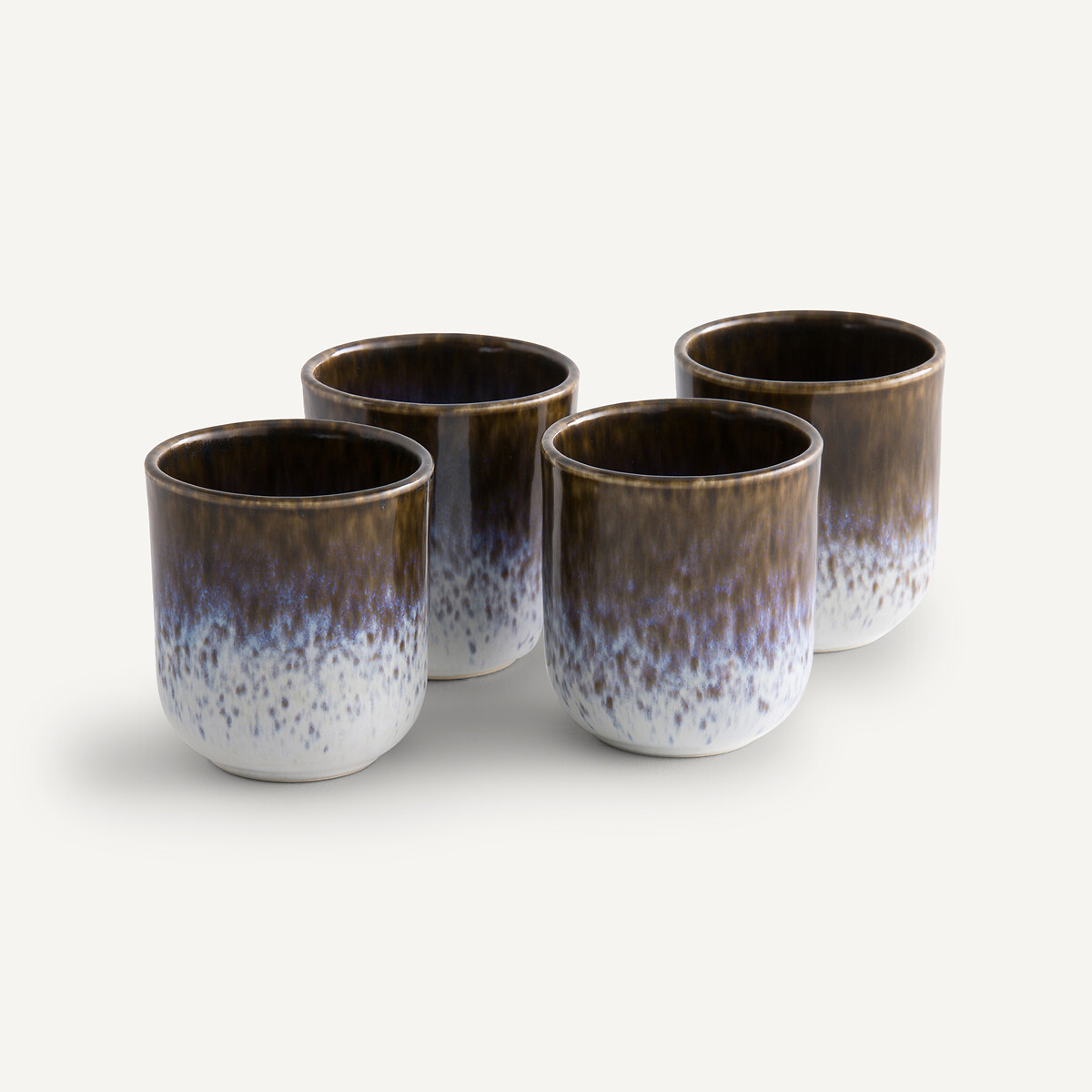 AM.PM<br>Conjunto de 4 xícaras de barro esmaltado, Amadora