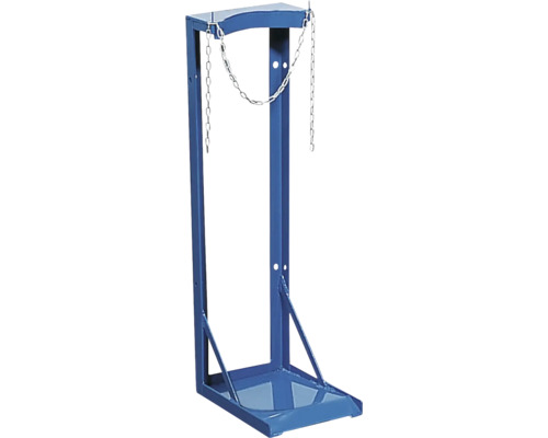 Gasflesstandaard voor 1 gasfles met 230 mm Ø, voor wandmontage