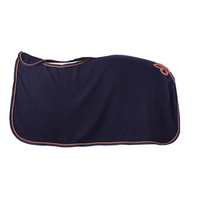 Uitrijdeken HORSEGEAR HGLuxe Donkerblauw-roségoud