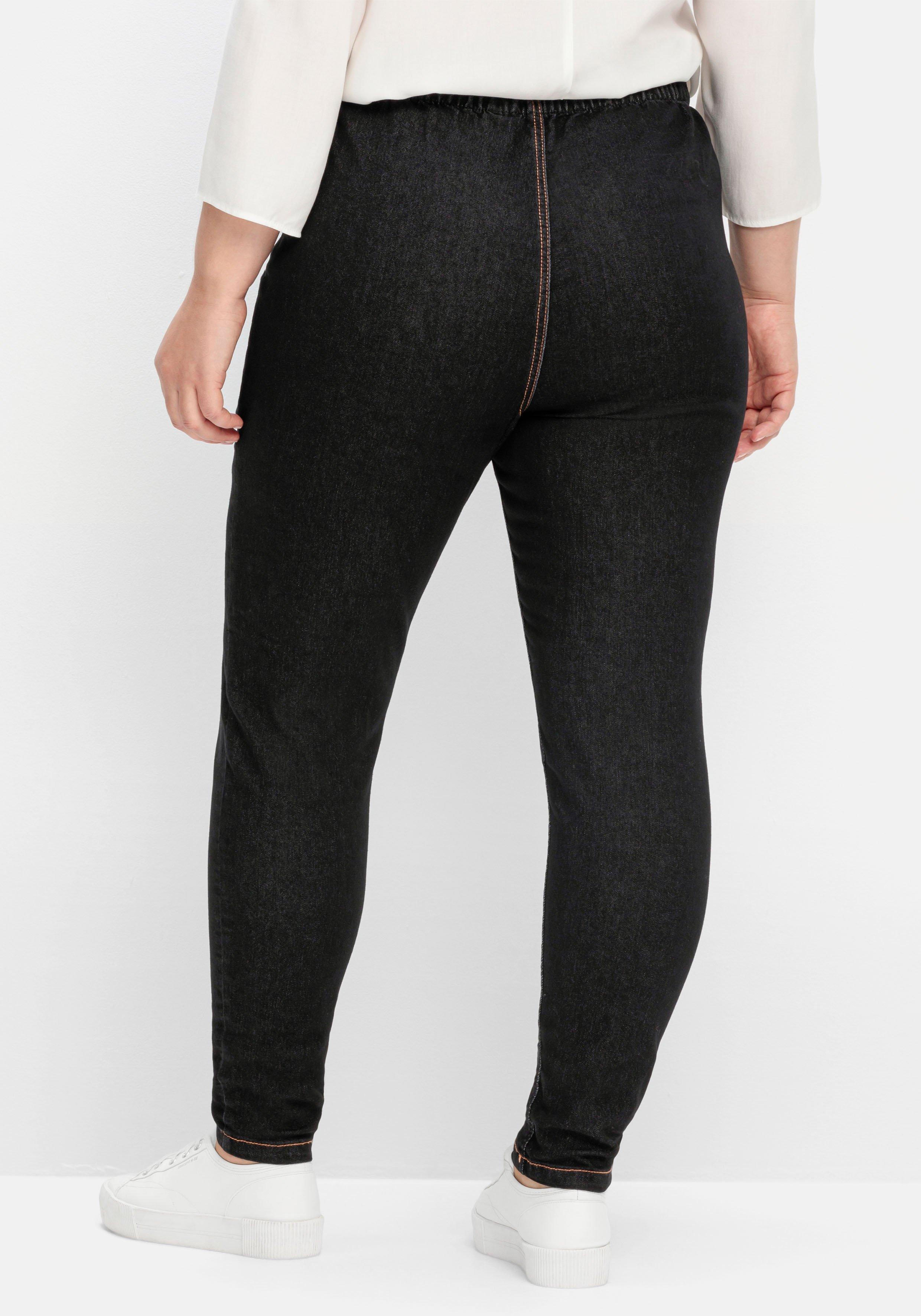 Jeggings in individueller Waschung