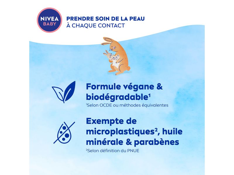 NIVEA BABY Feuchttücher Soft & Cream Trio 3 x 57 Stk. Feuchttücher reinigen sanft und sind besonders pflegend für die zarte Babyhaut