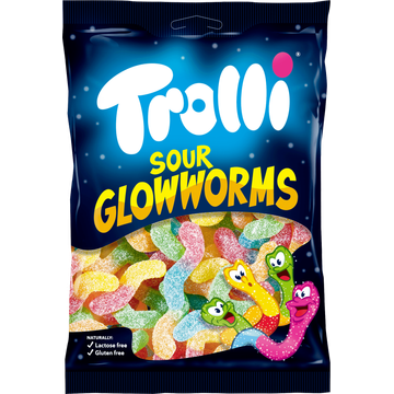 Trolli Sour Glowworms 200 g