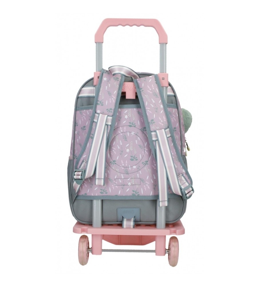 Enso Mochila Escolar Enso Beautiful day 38cm con carro morado