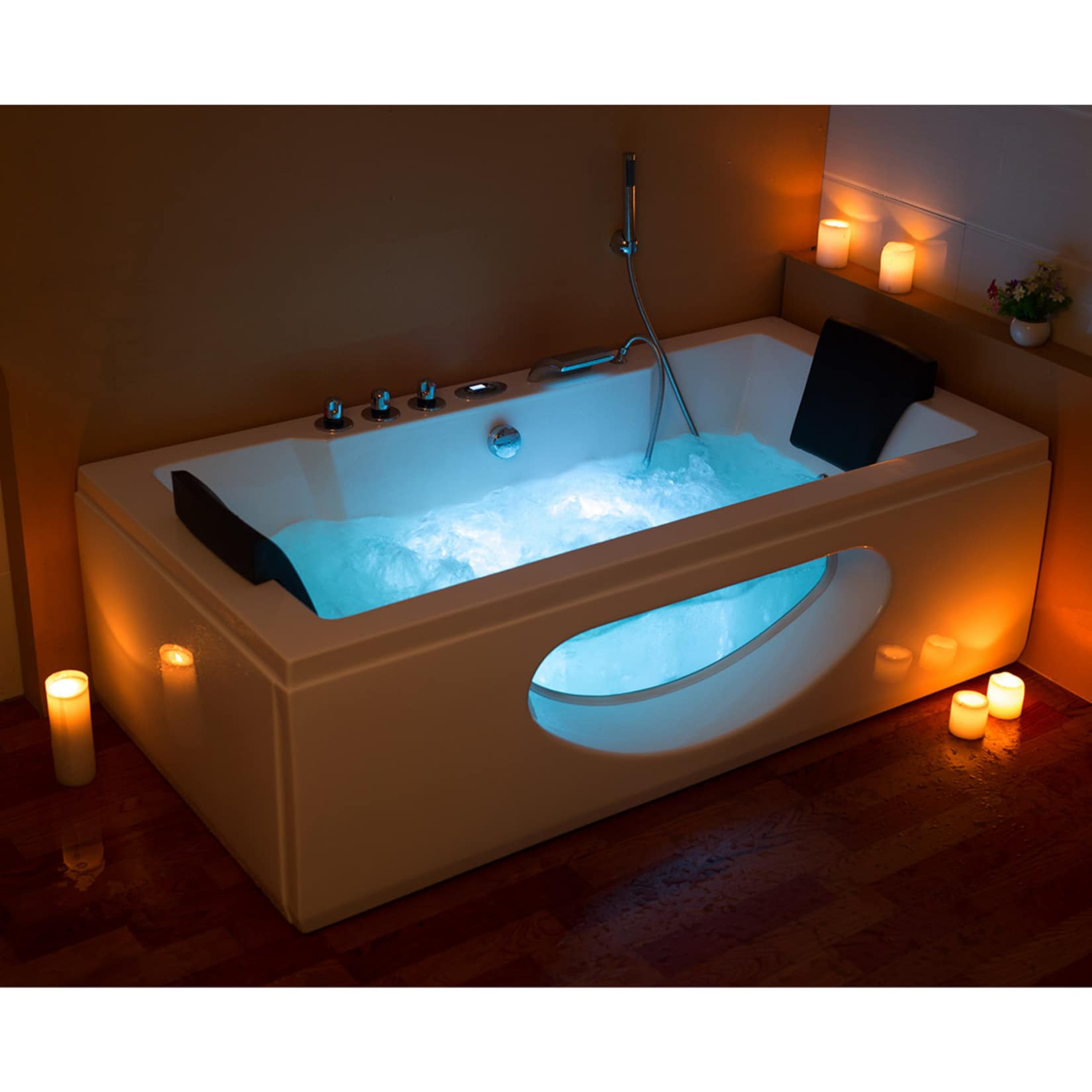 Home Deluxe Laguna M Whirlpool, weiß