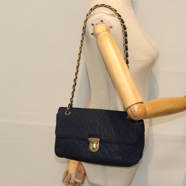 Prada Vintage Prada Tessuto Navy
