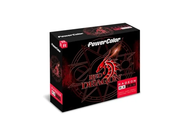 PowerColor Red Dragon Radeon RX 550 - Grafikkort - Radeon RX 550 - 4 GB GDDR5 - PCIe 3.0 lavprofil - DVI, HDMI