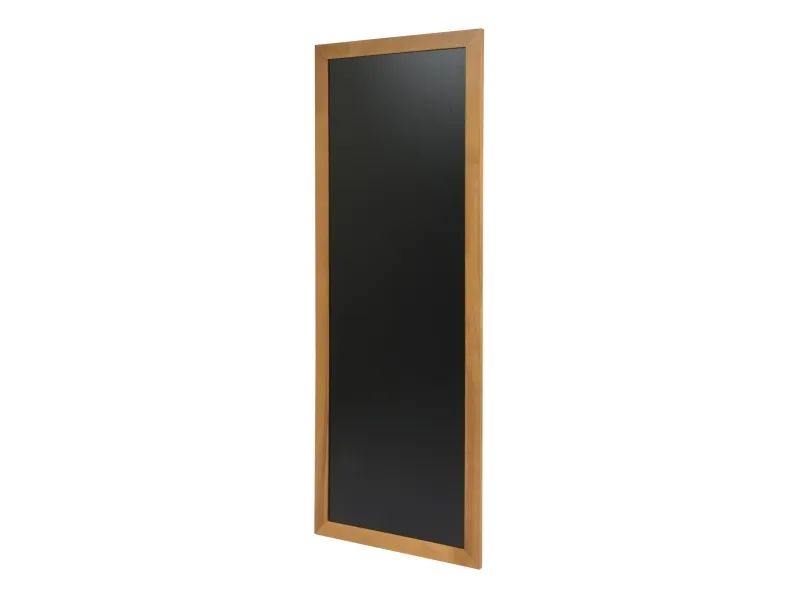 Securit® lang tavle i gummitræ i teak (L)