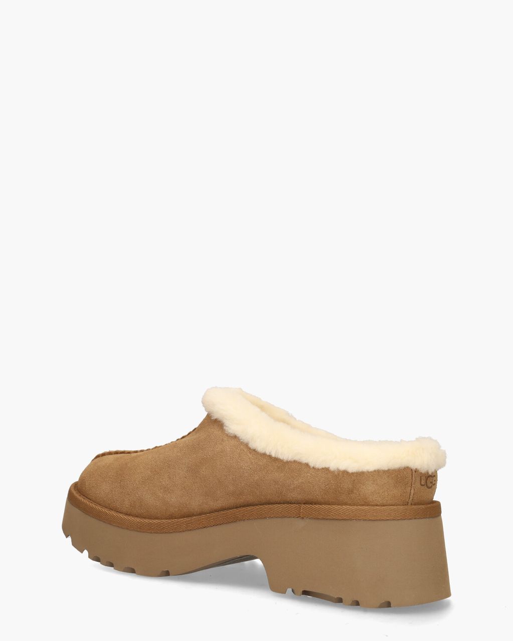 UGG New Heights Clog Chestnut Damesslippers