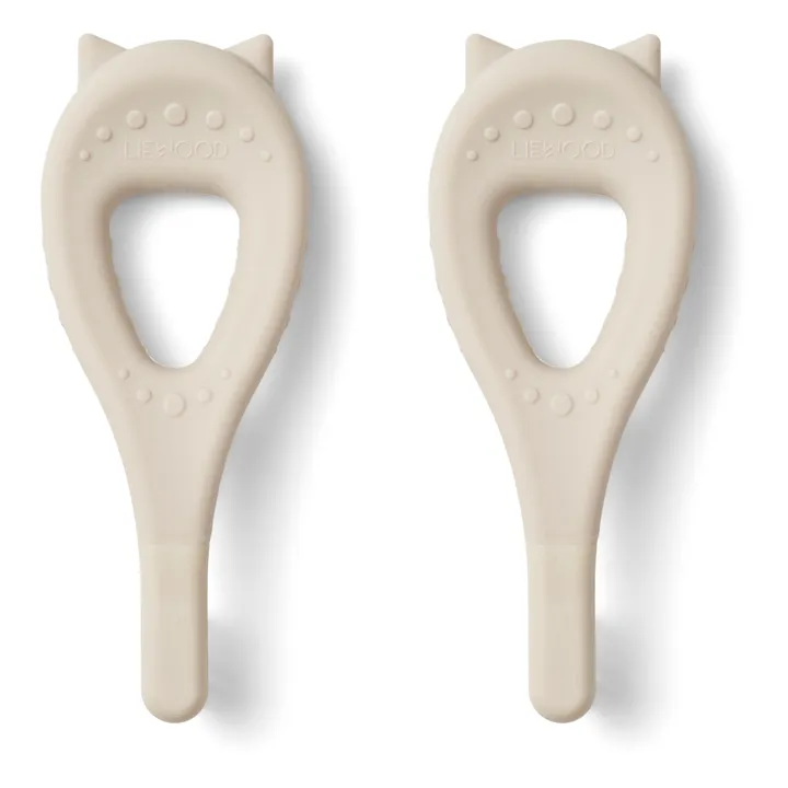 Liewood Brosse à dents Janelle en silicone - Set de 2 | Sandy