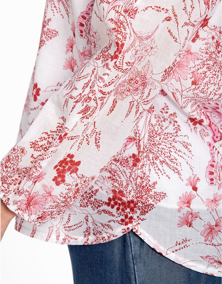 Blouse rouge féminine