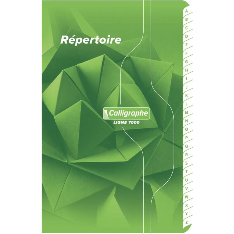Répertoire piqué 7000 11x17 cm 96 pages petits carreaux 70 g - Assortis