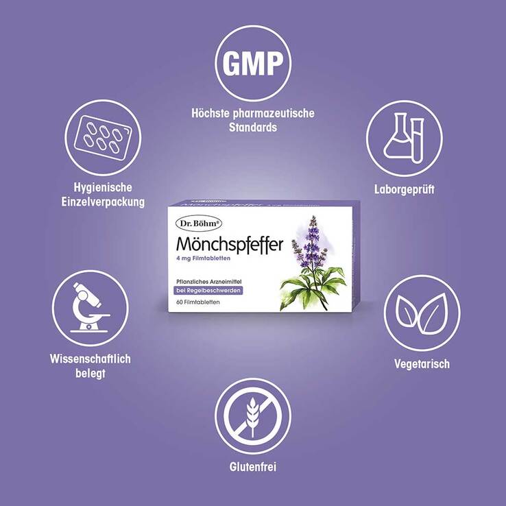 Böhm Mönchspfeffer 4 mg Filmtabletten, 60 St