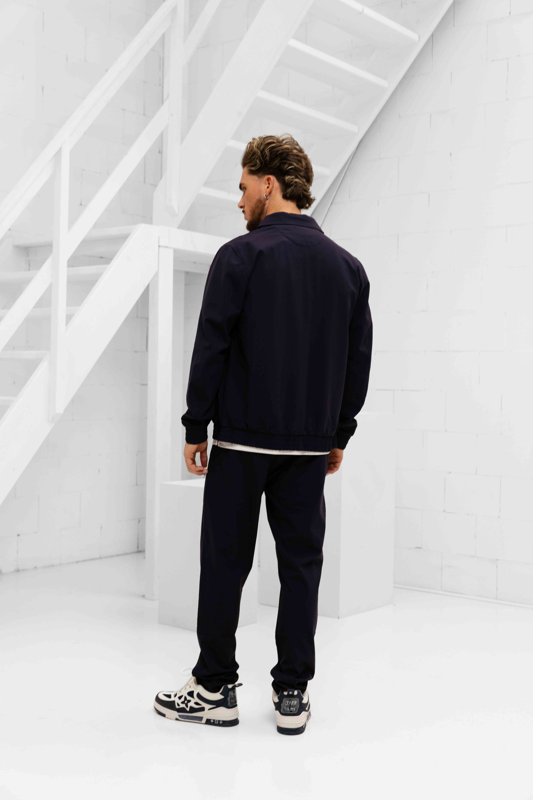 Cou7ure Essentials Reflection Trainingspak Heren Donkerblauw