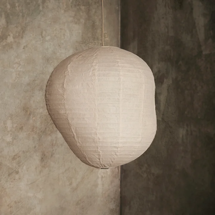 Ferm Living - Kurbis Lampenschirm, H 80 x Ø 75 cm, dark sage